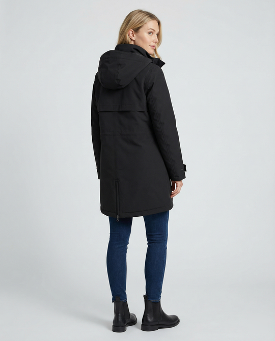 Übergangsjacke Damen sportlich Parka mit Taschen - Arvani