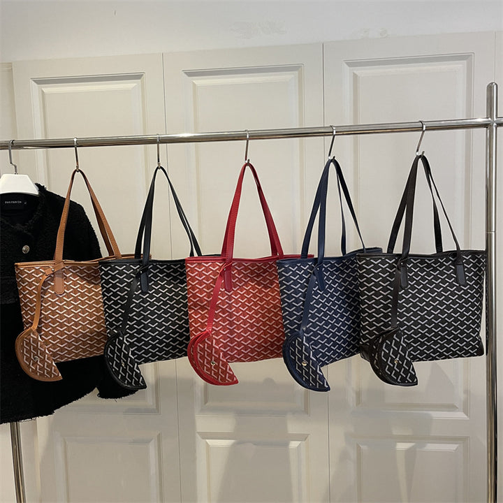 Damen Shopper-Tasche mit praktischer Innentasche und modernem Design Nord Taschen