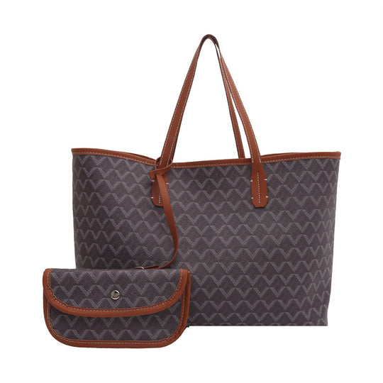 Damen geräumige Freizeit-Tasche mit elegantem Muster Nord Taschen