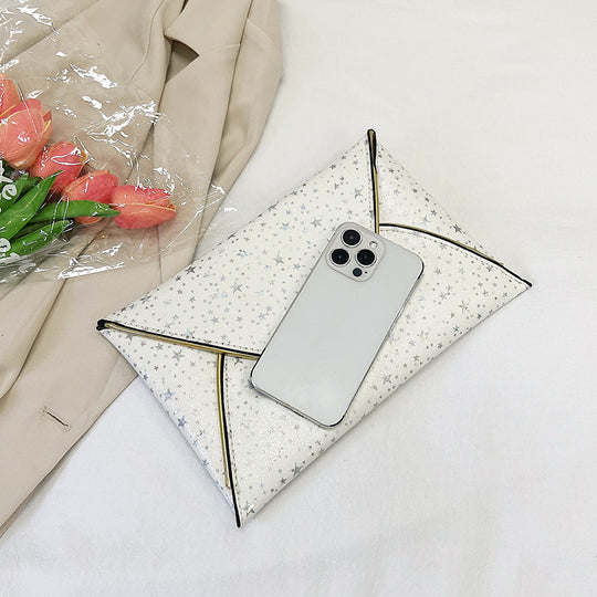 Damen elegante Umschlagtasche mit funkelndem Sternen-Design Nord Taschen