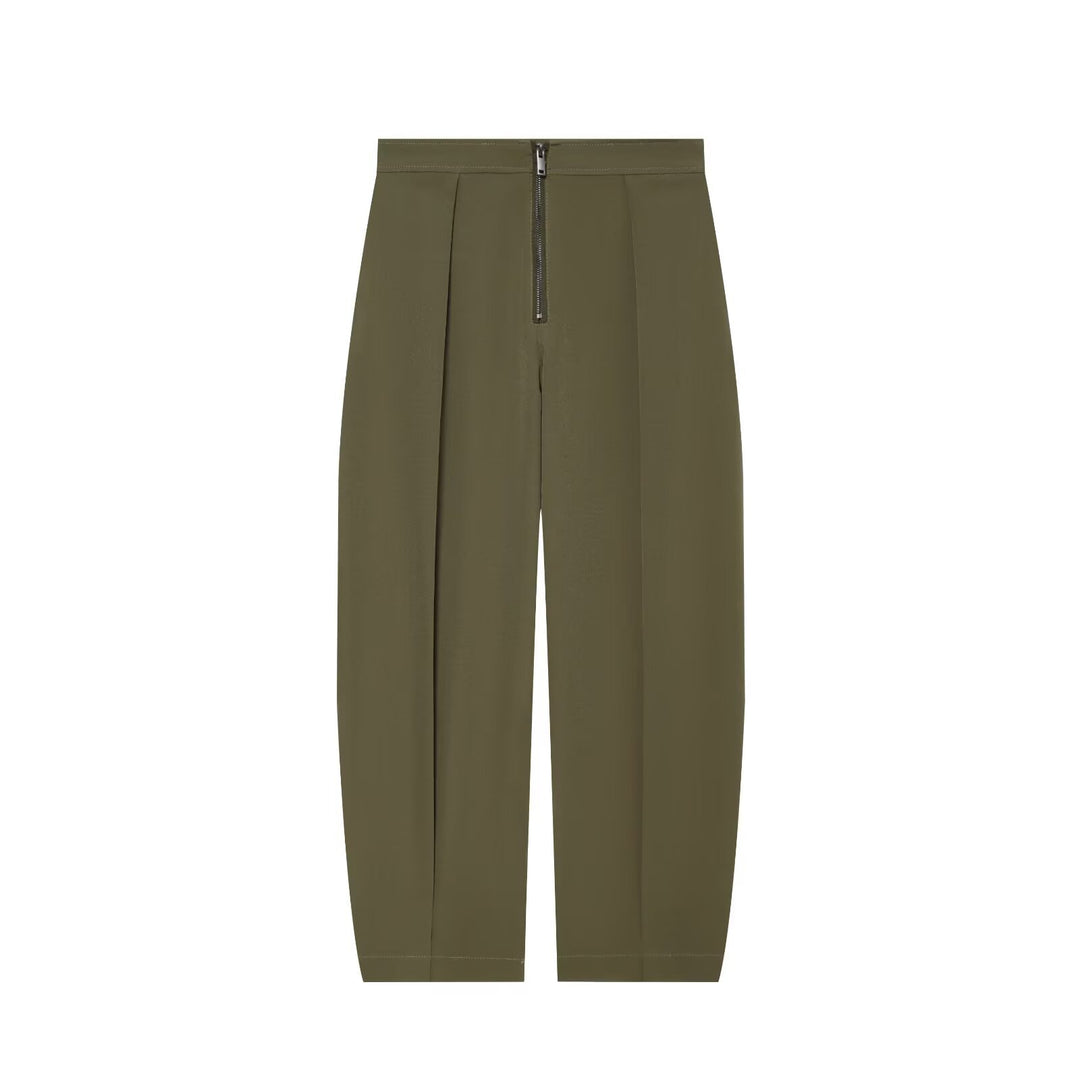 Damen Kurzgeschnittene Utility Blousonjacke mit Tunnelzugbund und aufgesetzten Eingrifftaschen Nord Taschen