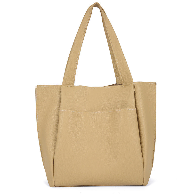 Damen elegante Tragetasche mit strukturiertem Kunstleder Nord Taschen