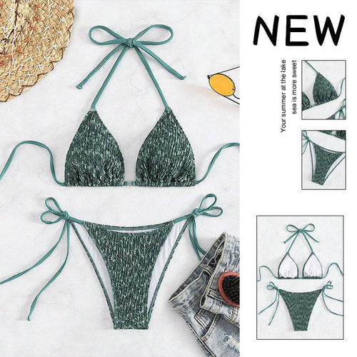 Damen Triangel-Bikini mit verspieltem Knotendesign Nord Taschen