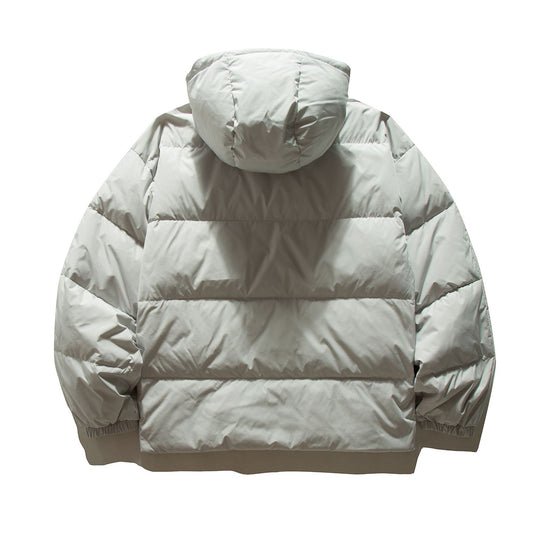 Damen Oversize gesteppte Kapuzenjacke mit voluminöser Thermowattierung Nord Taschen