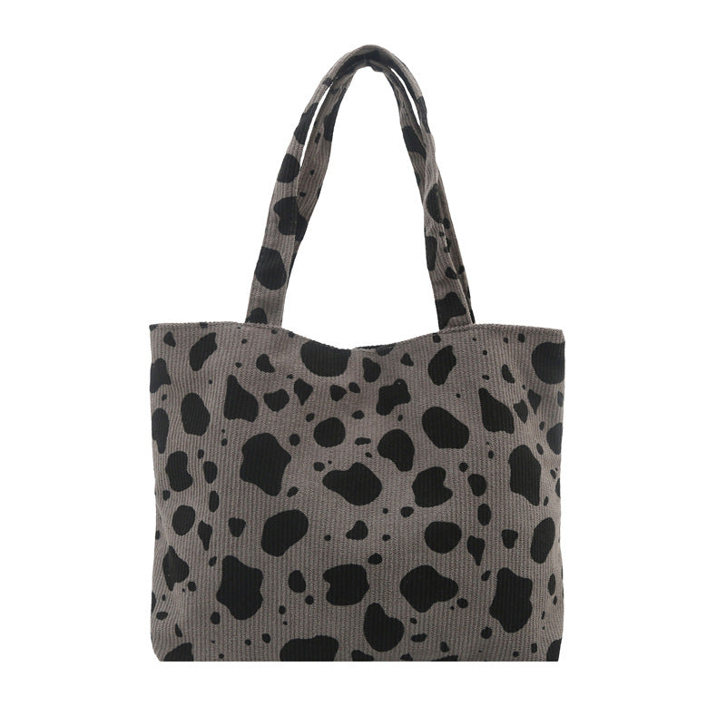 Damen Einkaufstasche mit stilvollem Leopardenmuster Nord Taschen