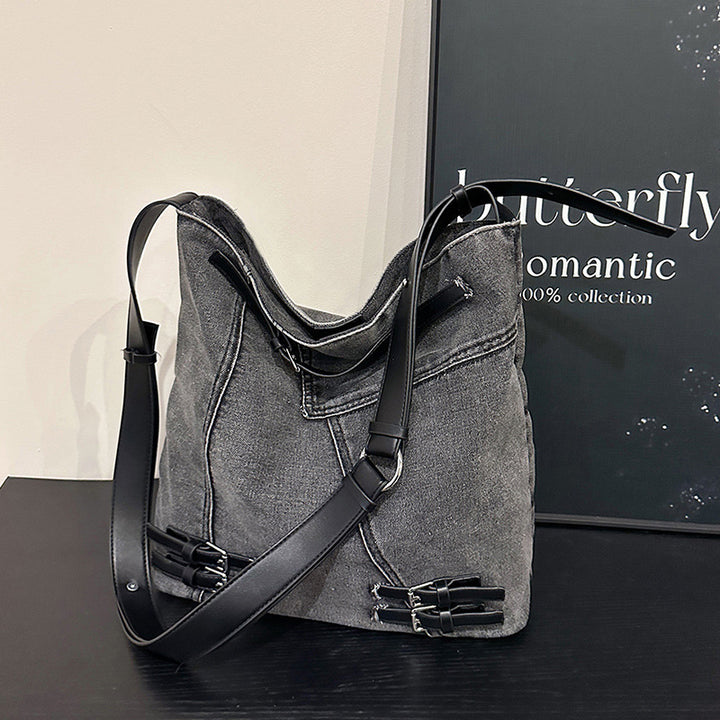 Damen Hobo-Tasche aus hochwertigem Denim mit eleganten Details Nord Taschen