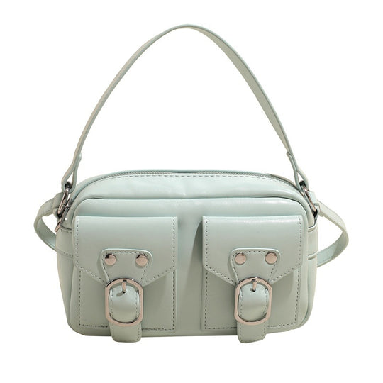 Damen Schultertasche mit stilvollem Schnallen-Detail und praktischen Fächern Nord Taschen