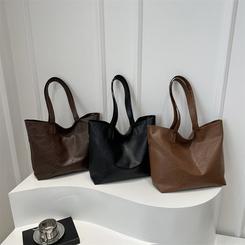 Damen Tote-Tasche aus hochwertigem Kunstleder mit minimalistischer Gestaltung Nord Taschen