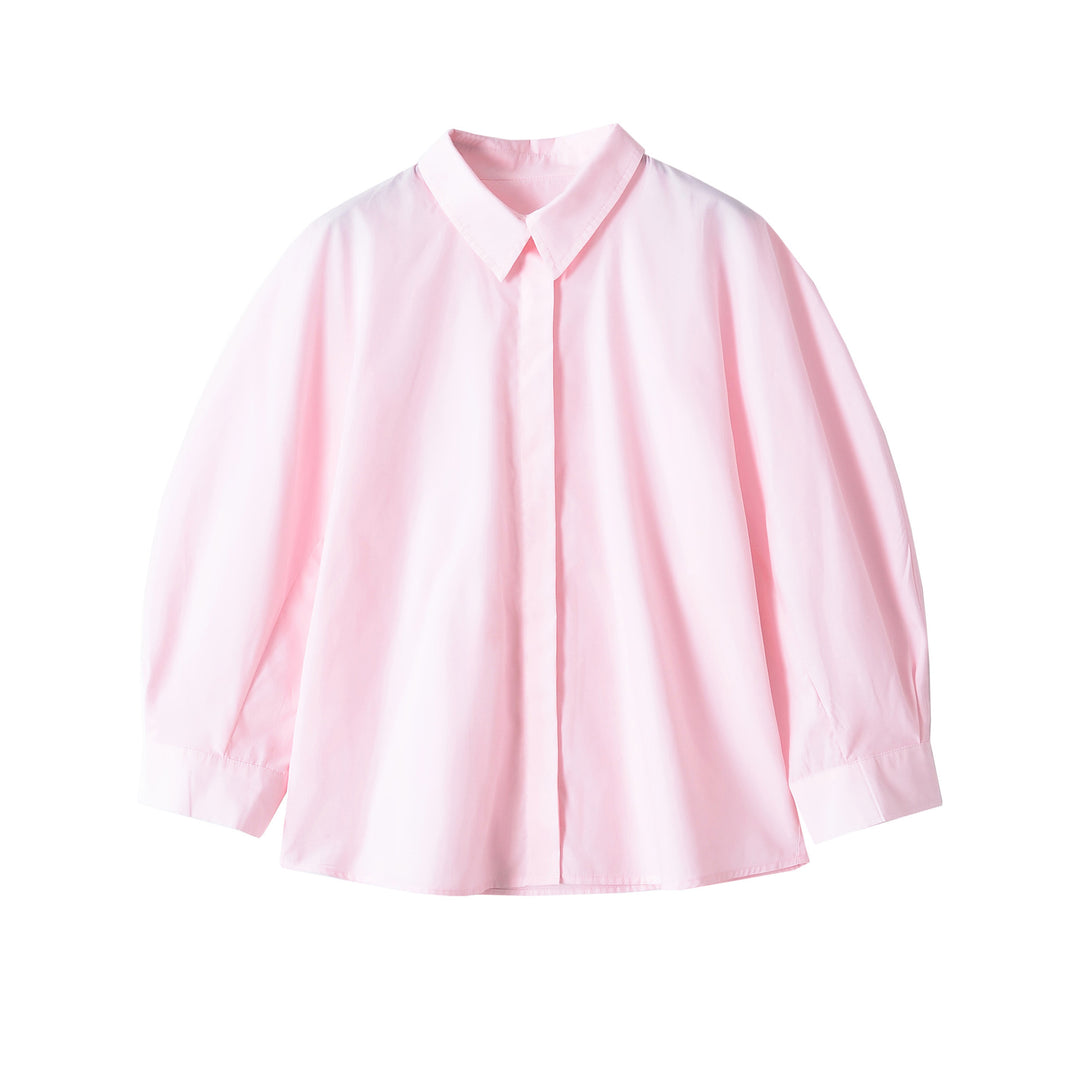 Damen Oversized Kurzjacke mit Stehkragen und weiten Raglanärmeln Nord Taschen