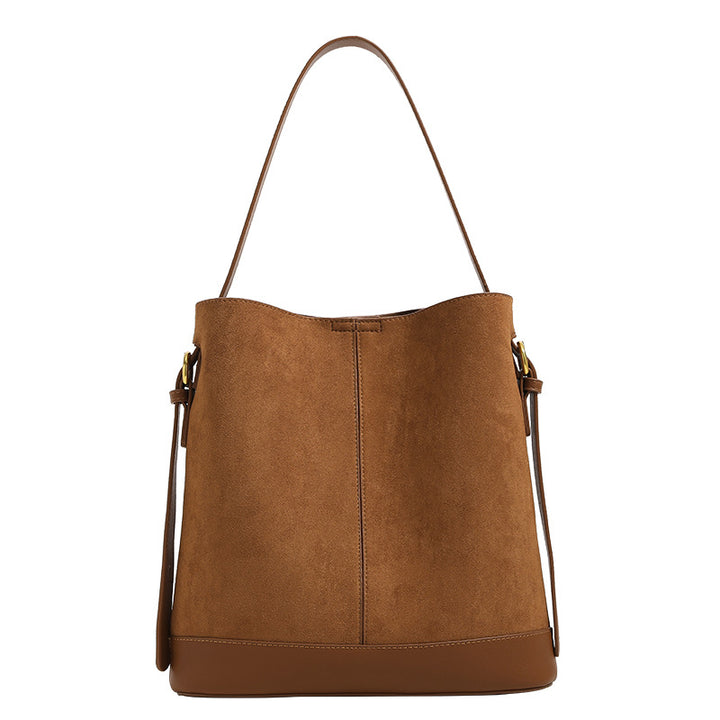 Damen Hobo-Tasche aus hochwertigem Wildleder mit praktischem Innenfutter Nord Taschen