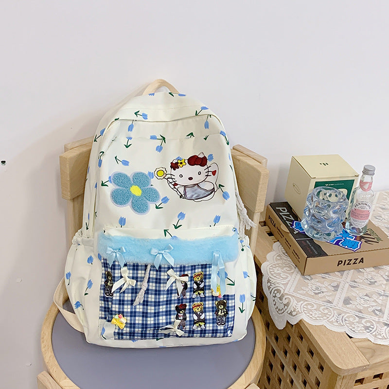 Damen Rucksack mit verspielten Stickereien Nord Taschen