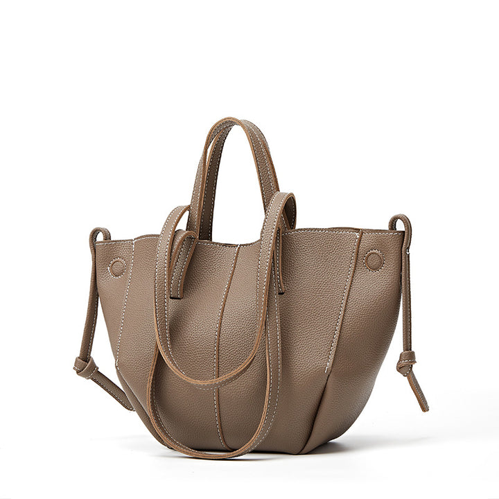 Damen Henkeltasche mit elegantem Faltendesign und praktischen Tragegriffen Nord Taschen