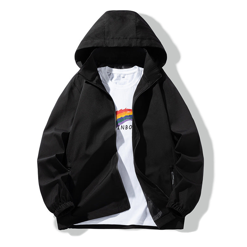 Unisex Minimalistische Softshell-Hoodie mit wasserabweisender Beschichtung, Kapuze & verdeckten Reißverschlusstaschen Nord Taschen