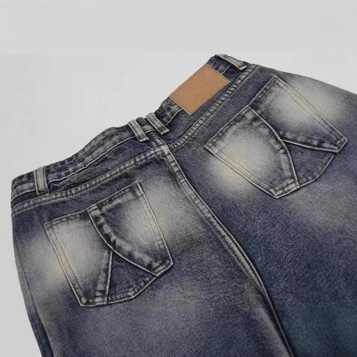 Herren modische Baggy-Shorts im Used-Look Nord Taschen