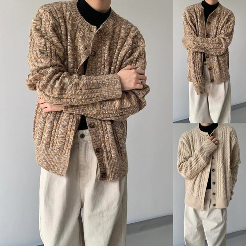 Damen Modische Strickjacke mit Knopfdetails Nord Taschen