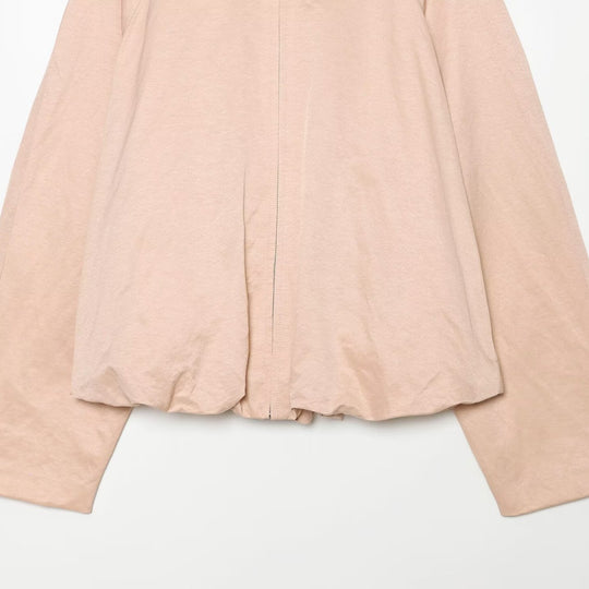 Damen Cropped Übergangsjacke mit hohem Stehkragen und Raglanärmeln Nord Taschen