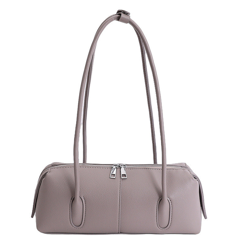 Damen elegante Umhängetasche mit doppeltem Reißverschluss und praktischen Details Nord Taschen