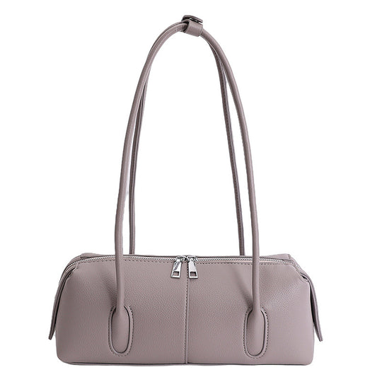 Damen elegante Umhängetasche mit doppeltem Reißverschluss und praktischen Details Nord Taschen