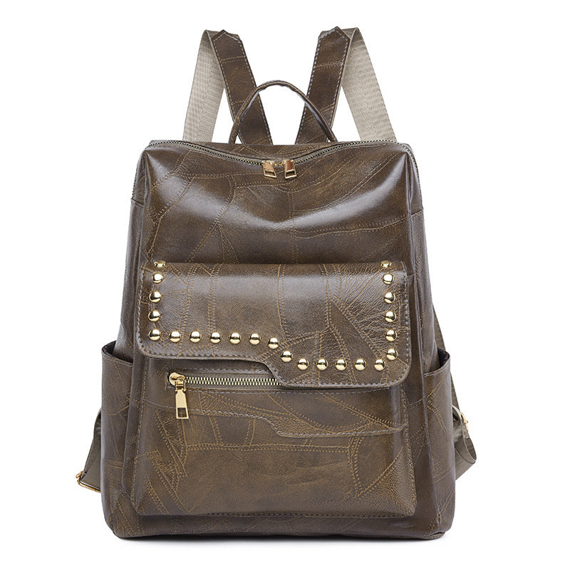 Damen eleganter Rucksack mit dekorativen Nieten Nord Taschen