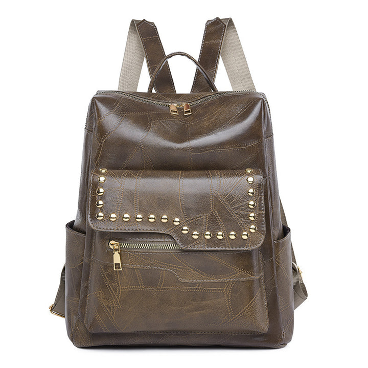 Damen eleganter Rucksack mit dekorativen Nieten Nord Taschen