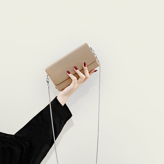 Damen Clutch-Tasche mit elegantem Kettenriemen und luxuriösem Leder Nord Taschen