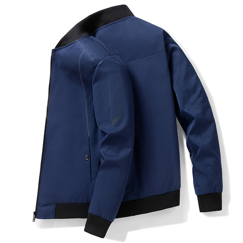 Herren Leichter winddichter Tech‑Bomber mit Rippbündchen und minimalistischen Nahtdetails Nord Taschen