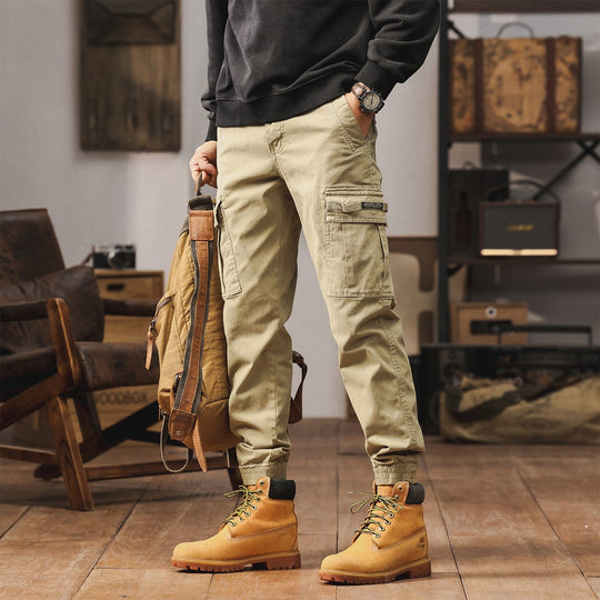 Herren Cargo-Jogginghose mit Multifunktionstaschen & elastischen Bündchen Nord Taschen