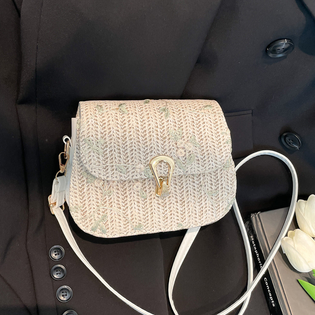 Damen Schultertasche mit kunstvoll gewebtem Design Nord Taschen