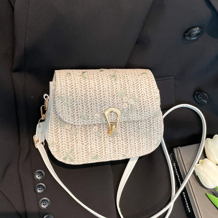 Damen Schultertasche mit kunstvoll gewebtem Design Nord Taschen