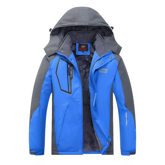 Herren technischer Outdoor-Parka mit Teddyfleece-Innenfutter, verschweißter Außenhülle und Multifunktionstaschen Nord Taschen
