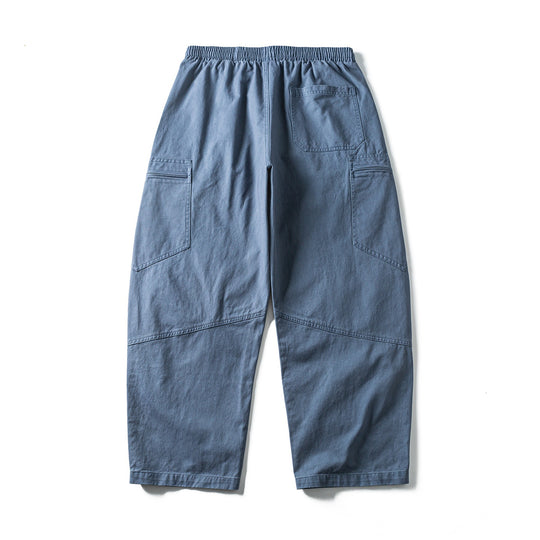 Herren Cropped Cargo-Hose mit elastischem Bund, Tunnelzug und Reißverschlusstaschen Nord Taschen
