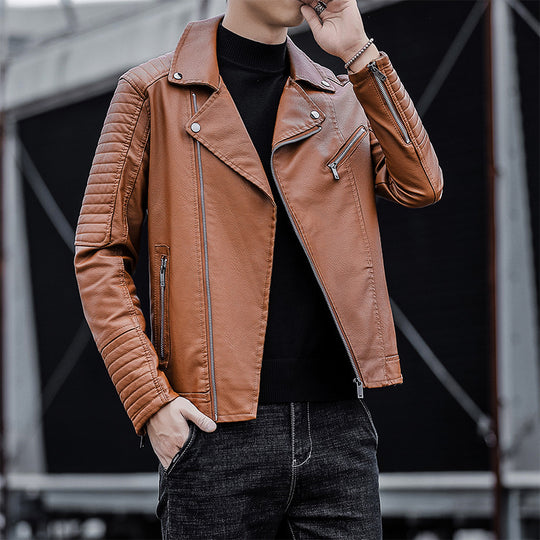 Herren Bikerjacke Nord Taschen