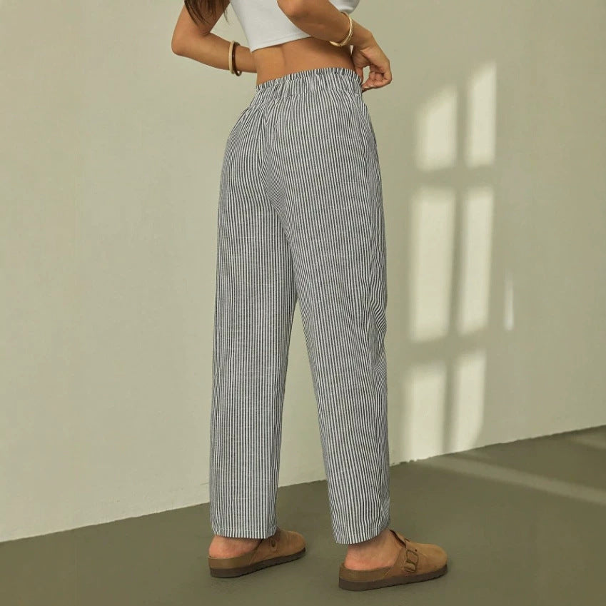 Damen Luftige und bequeme Baumwollhose Nord Taschen