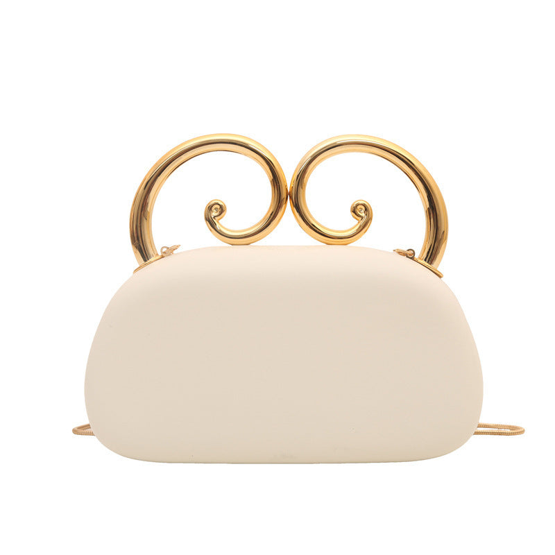 Damen originale Clutch mit elegantem spiralförmigen Verschluss Nord Taschen
