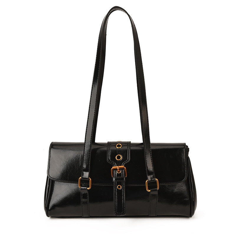 Damen elegante Handtasche mit strukturiertem Verschluss Nord Taschen