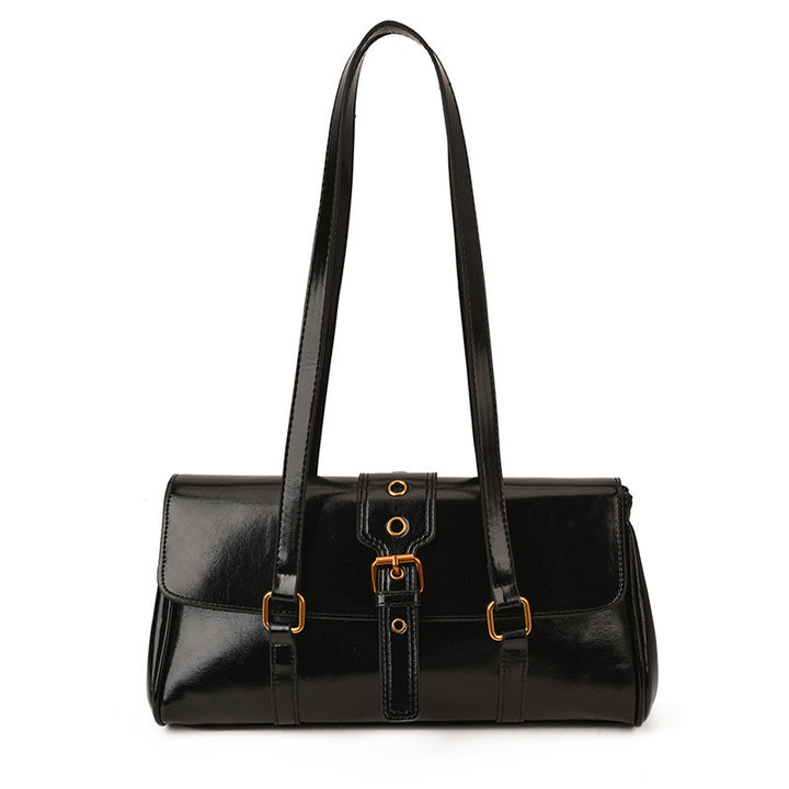 Damen elegante Handtasche mit strukturiertem Verschluss Nord Taschen