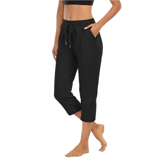 Damen bequeme Freizeithose mit elastischem Bund und seitlichen Taschen Nord Taschen