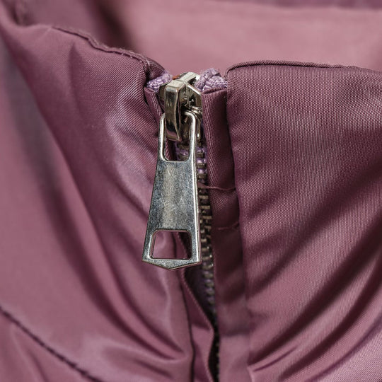 Damen Cropped‑Bomberjacke im Satin‑Look mit Stehkragen und Taillen‑Tunnelzug Nord Taschen