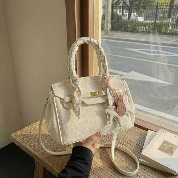 Damen modische Handtasche mit stilvollem Halstuch-Design Nord Taschen