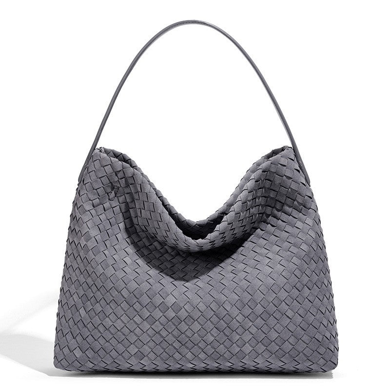 Damen Handtasche im modernen Flechtstil mit weichem Griff Nord Taschen