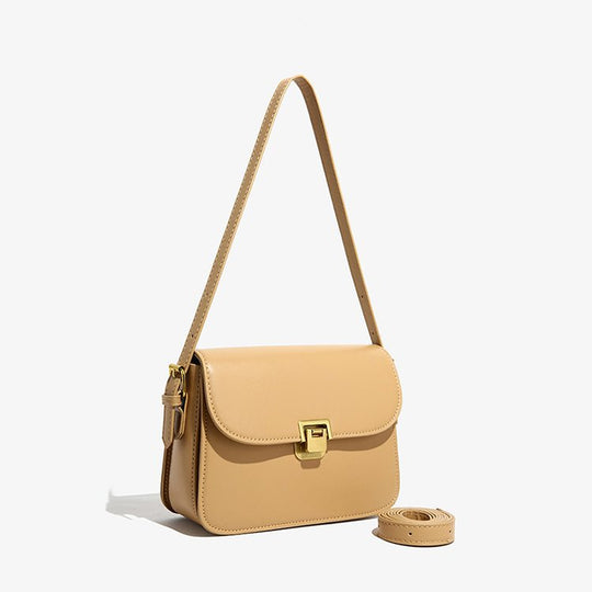 Damen elegante Umhängetasche aus hochwertigem Kunstleder mit stilvollem Verschluss Nord Taschen