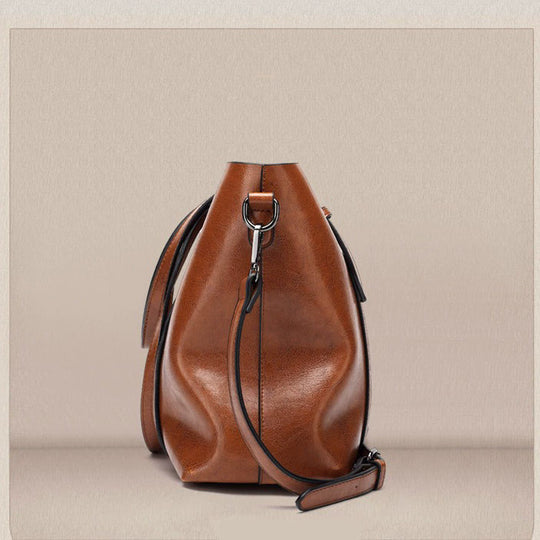 Damen eleganter Tote mit verstellbarem Schulterriemen und strukturiertem Kunstleder Nord Taschen