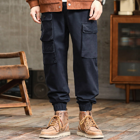 Herren Utility-Cargo-Jogger mit verstärkten Beintaschen und elastischem Knöchelbund Nord Taschen