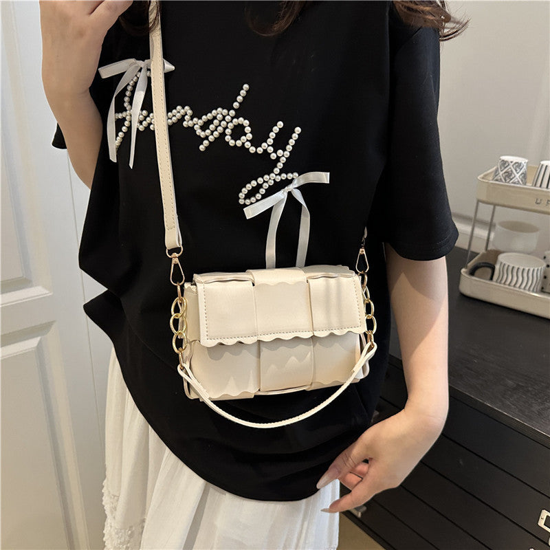 Damen elegante Mini-Umhängetasche mit strukturiertem Design Nord Taschen
