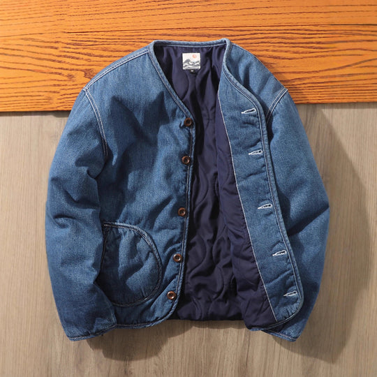 Herren Übergangsjacke mit Knopfverschluss Nord Taschen