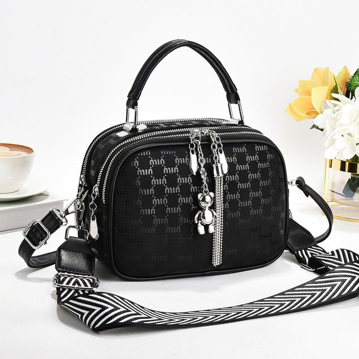 Damen Mini Handtasche mit einzigartiger Prägung und abnehmbarem Schulterriemen Nord Taschen