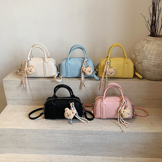 Damen elegante Handtasche mit strukturiertem Obermaterial und abnehmbaren Schulterriemen Nord Taschen