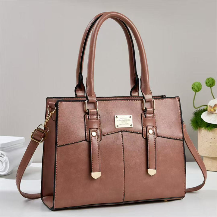 Damen Designer-Handtasche mit eleganter Struktur und abnehmbarem Schultergurt Nord Taschen