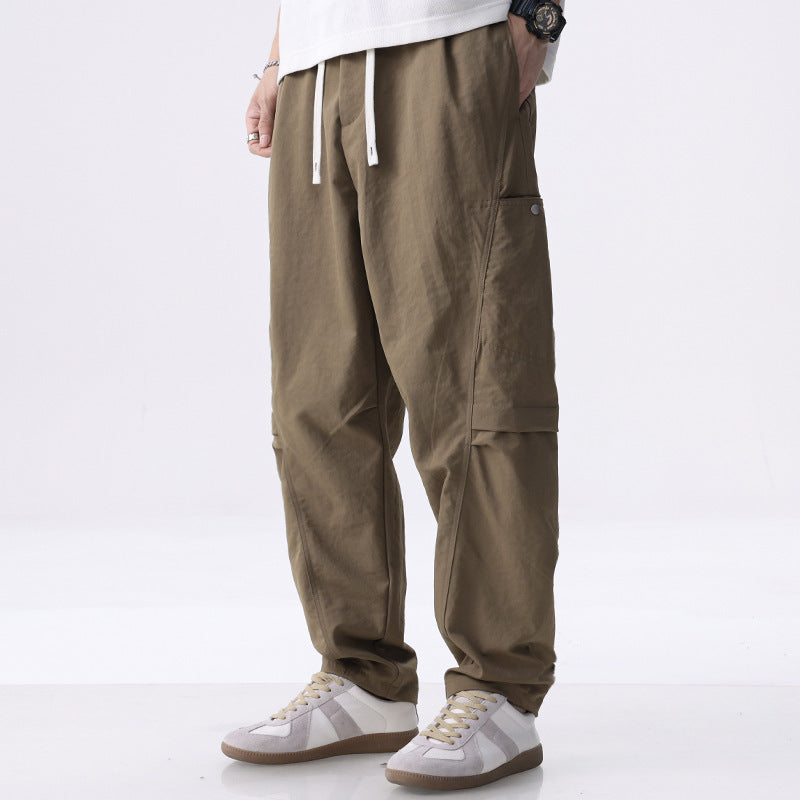 Herren Cargo-Jogginghose mit Kordelzug, elastischem Saum und seitlichen Utility‑Taschen Nord Taschen