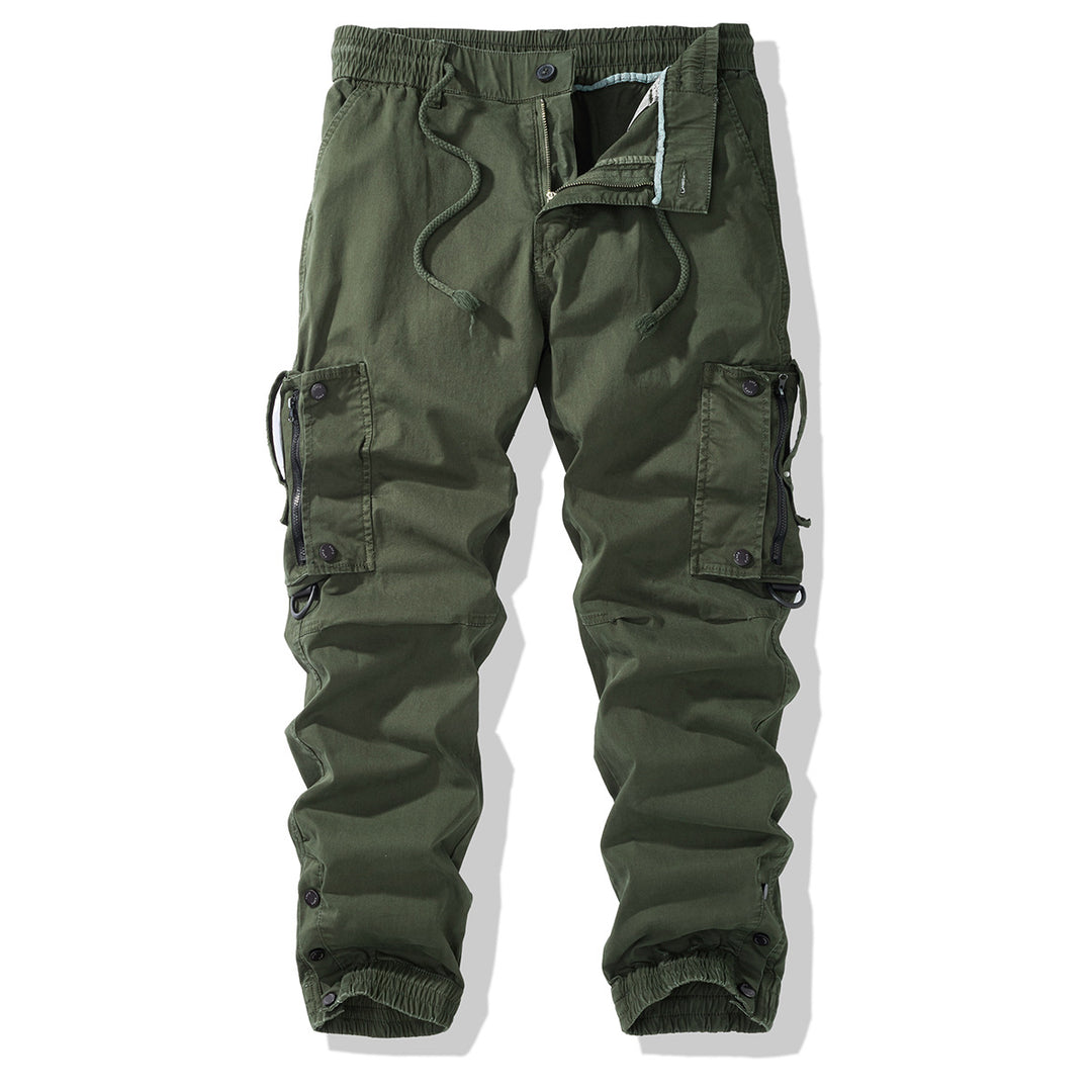 Herren Cargo-Jogginghose mit elastischem Bund, Reißverschluss-Cargotaschen und verstellbarem Saum Nord Taschen